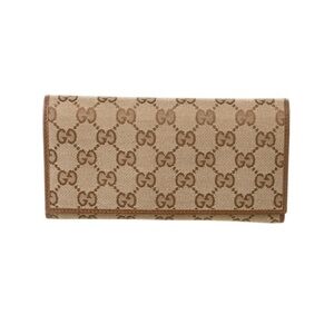 Gucci Canvas Continental Wallet